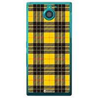Second Skin Tartan Check Yellow (Clear) Design by Moisture/for Arrows NX F-04G/docomo DFJ04G-PCCL-277-Y467
