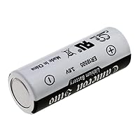 Sparepart Battery for ER18505 14.40Wh Li-SOCl2 3.6V 4000mAh, ER18505 (14.40Wh Li-SOCl2 3.6V 4000mAh Black for Application: Water Meters, Gas Meters, Kilowatt Per-Hour Meters,)