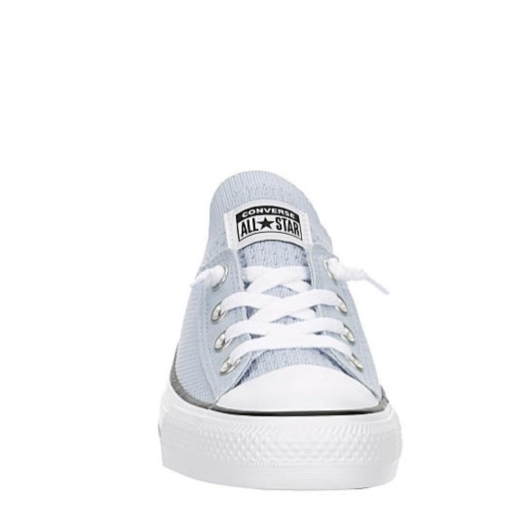 Converse Unisex Chuck Taylor All Star Shoreline Knit Sneaker - Lace up Closure Style - Light Blue White