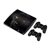 Vinyl Decal Skin/stickers Wrap for Ps3 Slim Play Station 3 Console and 2 Controllers-black Leopard Cheetah