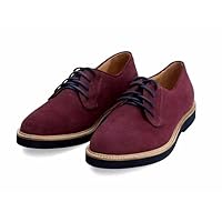 Gracie Suede Lace Up Oxfords Lace Up Color Sole Fashion Dress Shoes