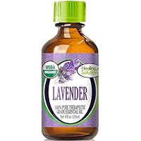 Organic 120ml Oils - Lavender Essential Oil - 4 Fluid Ounces