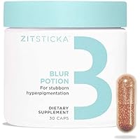 Blur Potion™ by ZitSticka, Vitamin Supplement to Fade The Appearance of Hyperpigmentation, Melasma and Dark Spots, 30 Caps