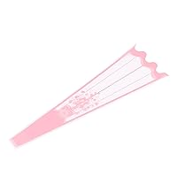 Aylmrice Single Rose Sleeve Clear Flower Bouquet Sleeve Floral Arrangement Supplies Wrap Bags 100 Counts Pink