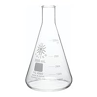United Scientific™ FG4980-3000, 3000mL (3L) Borosilicate Glass Erlenmeyer Flask (Single)