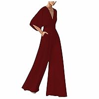 Women's Rompers Dressy Banquet Dress Jumpsuit Sexy Hanging Neck Trousers Summer Outfits