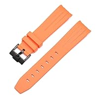 20mm 22mm 21mm Rubber Watch Band For Rolex Strap Brand Watchband Men Replacement Wrist Watch Accessories