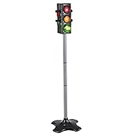 Traffic Light, 39 Inch Tall Traffic Light Toy with Sounds ＆ Light, Manual/Auto Modes Realistic Classroom Traffic Light Crosswalk Model Traffic Light Toy