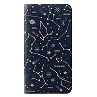 RW3220 Star Map Zodiac Constellations PU Leather Flip Case Cover for iPhone 7 Plus, iPhone 8 Plus