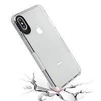Apple iPhone Xs Max (6.5 Inch) - Phone Case Clear Shockproof Hybrid Armor Rubber Silicone Gel Cover Transparent White Bumper Frame Phone Case Apple iPhone Xs Max