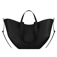 2024 Leather Tote Bags for Women Chic Work Tote Handbag Large Shoulder Bags with Purse Underarm Bag Dumpling Bag