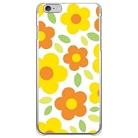 SECOND SKIN Flower Pop White x Yellow (Clear) / for iPhone 6s Plus/Apple 3AP6SL-PCCL-201-Y193