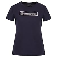 A｜X ARMANI EXCHANGE Women's Short Sleeve Ax Logo T-Shirt