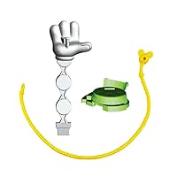 Replacement Parts for Mickey Mouse Clubhouse Playset - DMC67 ~ Parts E, G and L ~ White Hand, Green Base, Yellow Zipline