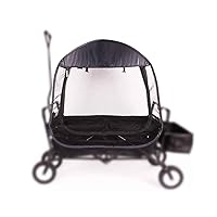 BESTEN Pop Up Mosquito Net Canopy for Kids Push Pull Wagon Cart (No Wagon Included)