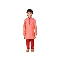Silk Kids Kurta Set for Boys | Indian Traditional Wear | 1 To 16 Years | Pack of 1 (S-106)