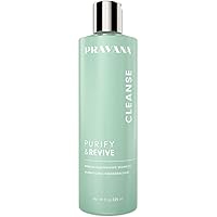 Pravana Purify & Revive Mineral Diminishing Shampoo | Instantly Removes Hard Water Deposits | Hydrates, Energizes, Volumizes | Eliminates Brassiness & Discoloration | 11 Fl Oz