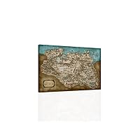 Map Of Skyrim - Canvas or Print Wall Art