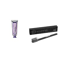 Marvis TSA Approved Jasmin Mint Toothpaste, 1.3 oz & Medium Toothbrush