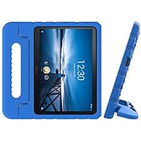 Kid Friendly Case Compatible for LG G Pad 5 10.1 inch 2019 T600 T605 Shockproof Ultra Light Weight Convertible Handle Stand Cover (Blue)