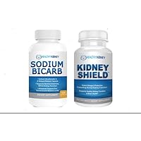 Kidney Shield Omega-3 Fish Oil & Sodium Bicarb 2 Pack Bundle Support Normal Kidney Function & Acid Levels