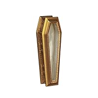 Dolls House Gold Coffin with Glass Top JBM Miniature Church Funeral Halloween