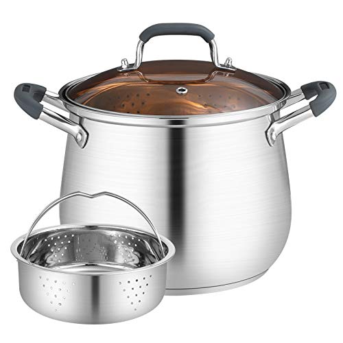 Haop Stainless Steel Cookware/Multi-Pot, 8 quart Stockpot with Lid