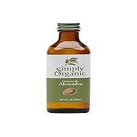 Simply Organic Almond Extract, Certified Organic | 4 oz | Pack of 1
