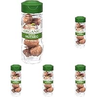 McCormick Gourmet Organic Whole Nutmeg, 1.5 oz (Pack of 5)