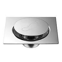 Stainless Steel Shower Floor Drain Bathroom Water Odor-Proof Floor Drain Bounce Floor Drain