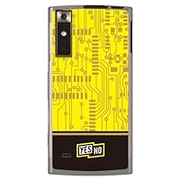 Yesno Electro Board Yellow (Soft TPU Clear) / for Urbano V02/au AKYV02-TPCL-701-Q191