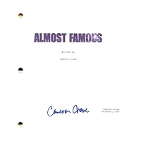 Cameron Crowe Signed Autograph Almost Famous Full Movie Script Screenplay - Starring: Kate Hudson, Billy Crudup, Anna Paquin, Jason Lee and Zooey Deschanel - Jerry Maguire Vanilla Sky Singles Say Anything... Open Your Eyes Fast Times at Ridgemont High