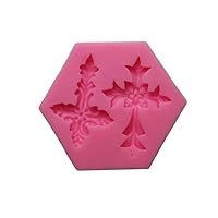 Flower Shape Cross Cake Molds Cross Fondant Chocolate Mold Silicone Soap Mold for Decorating Cakes, Chocolate, Candy