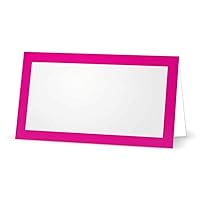 Fuchsia Hot Pink Place Cards - Stationery Party Event Supplies (10)