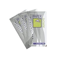Paper Shower- Alcohol Free - 12 Individual Body Wipe Packs - Wet Towelette Only - Per Order