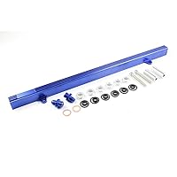Aluminum Fuel Injector Rail Kits For Nissan Skyline GTS-25 R32 RB25 RB25DET -Blue