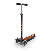 Micro Kickboard - Maxi Deluxe LED - Three Wheeled, Lean-to-Steer Swiss-Designed Micro Scooter for Kids with Motion-Activated Light-Up Wheels for Ages 5-12 …