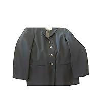 Women's Custom Made Navy Blue Business Blazer (Size 12)