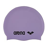 Arena Classic Unisex Soft Silicone Swim Cap for Women and Men, Intensive Training Comfortable Non-Slip Long Hair Swimming Hat