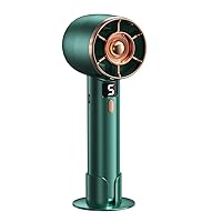 Handheld Fan,3000mAh Portable Fan Mini fan Small Personal Fan with,Desk Fan Rechargeable Battery Operated Cooling Electric Fan for Women Girl Travel Office Outdoor (green)