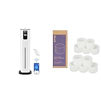 Top Fill Humidifier Replacement Filters & OasisMist 1000S (10L) Smart Humidifier for Home Large Room Bedroom