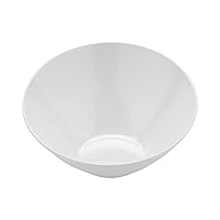 G.E.T. B-788-W Angled Cascading Serving Bowl for Salads, Rice and Dessert, 16 Ounce / 8
