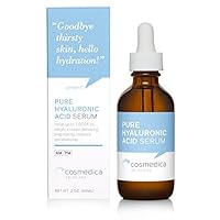 Hyaluronic Acid Serum for Skin-- 100% Pure-Highest Quality, Anti-Aging Serum-- Intense Hydration + Moisture, Non-greasy, Paraben-free-Best Hyaluronic Acid for Your Face (Pro Formula) 2 oz