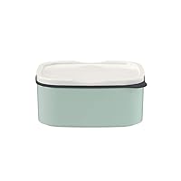 Villeroy & Boch like ToGo & ToStay - lunch box, 13 x 10 x 6 cm, premium porcelain, rectangular, Mint green
