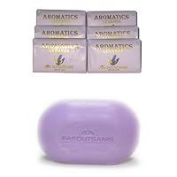 6-pack - Greek Soap - Papoutsanis Aromatics - Lavender - 125 Gr Bar