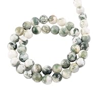 Natural Treeline Agate Stone 25 Strand Loose Beads DIY Jewelry Making CHIK-STRD-87108