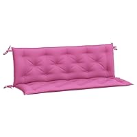 vidaXL Comfortable Outdoor Garden Bench Cushions Set - Pink, 59.1