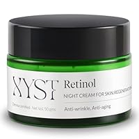 yellow silver Retinol Night Cream for Anti Ageing, Fine Lines, Wrinkles & Skin Regeneration 50gm | Improves Elasticity & Skin Firmness | Derma-certified | All Skin Types