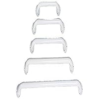 Medline Wall Grab Bar, 18 inches, White Enamel, 250 lb Weight Capacity, Essential Safety Aid for Bathrooms, Ideal for Elderly, Disabled, Hospitals, Nursing Homes