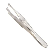 Generic Eyebrow Tweezers [ Made in Japan ] Professional Hande Made Sharp Tweezers with Angled Tip for Men and Women SK-3 SK-3
